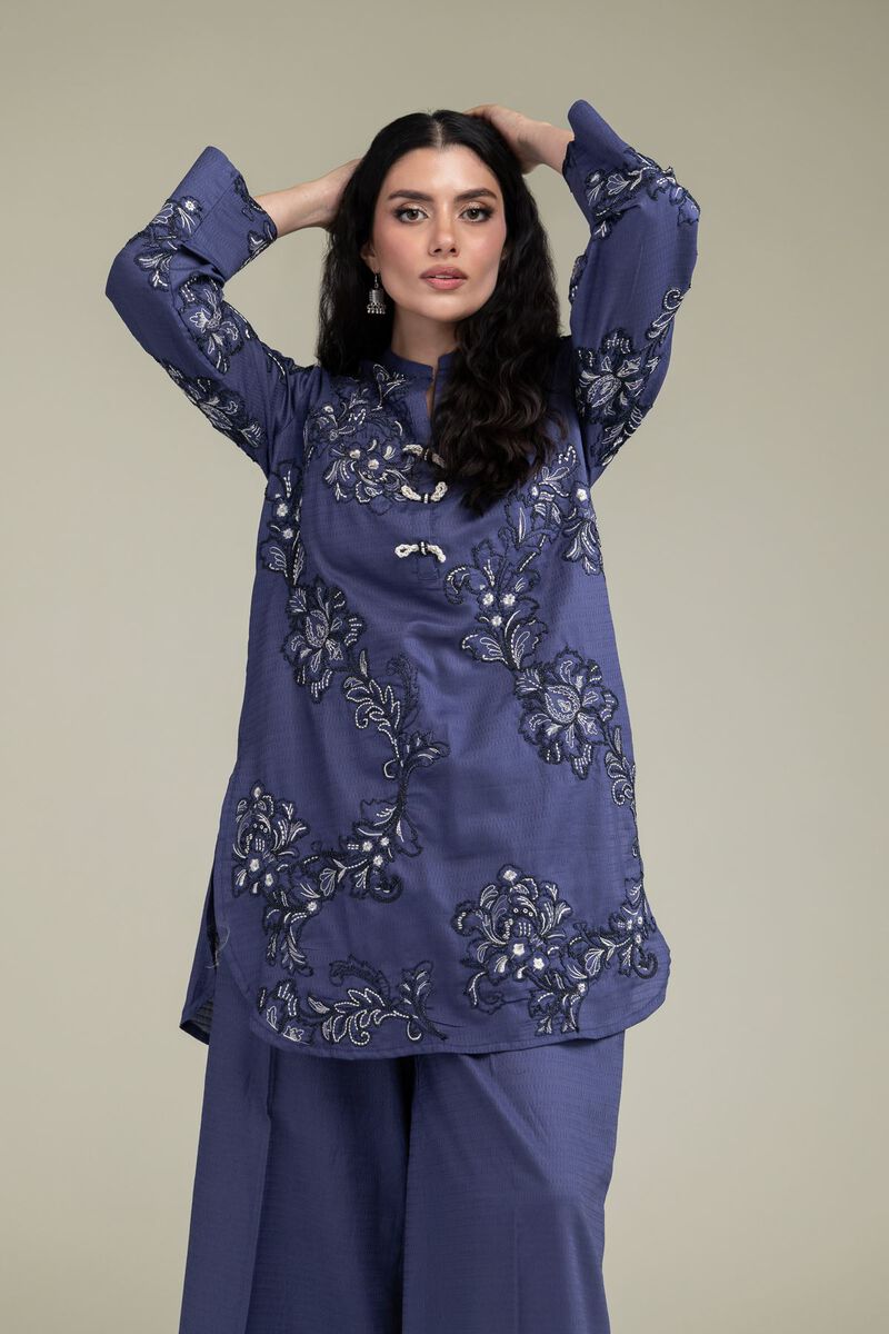 Short Floral Kurta