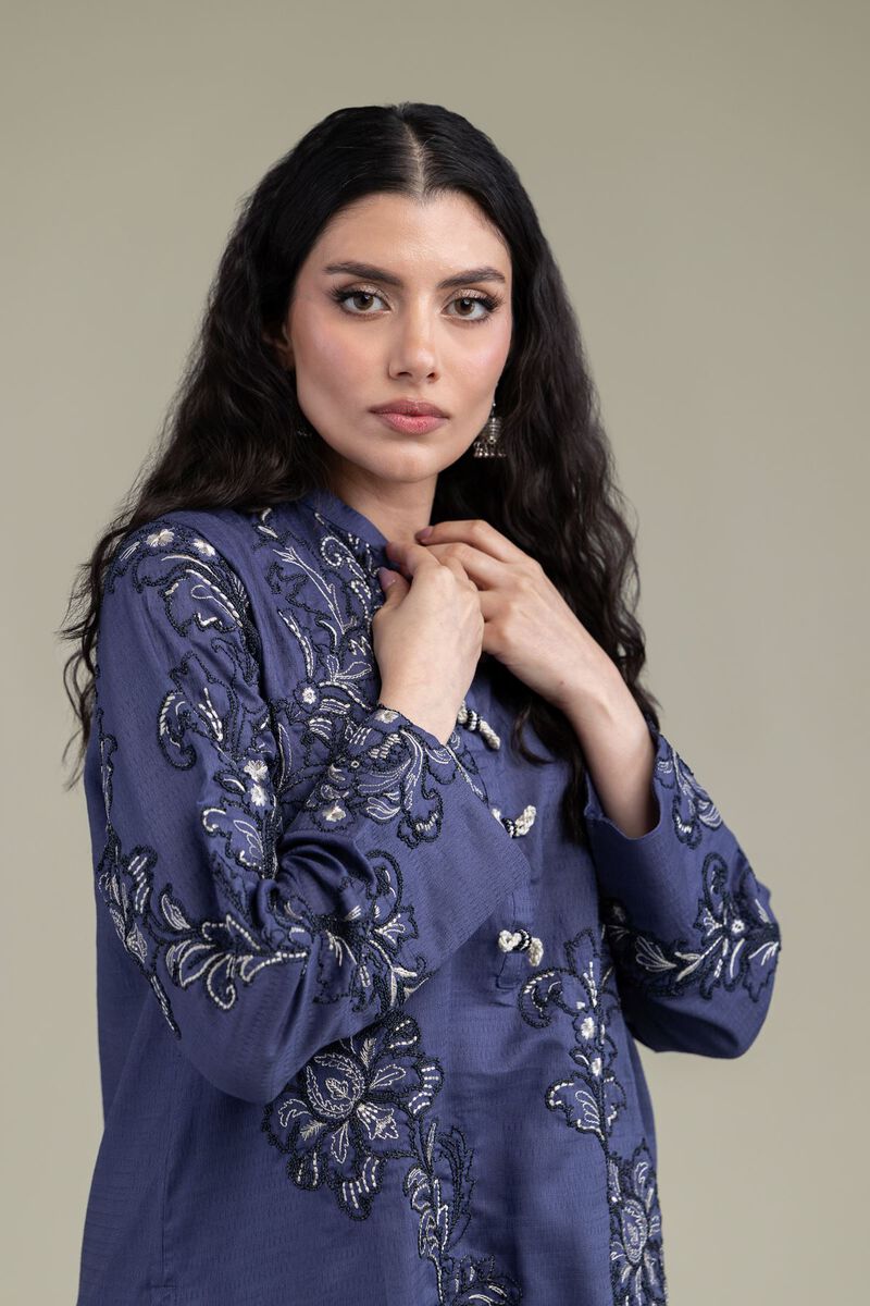 Short Floral Kurta