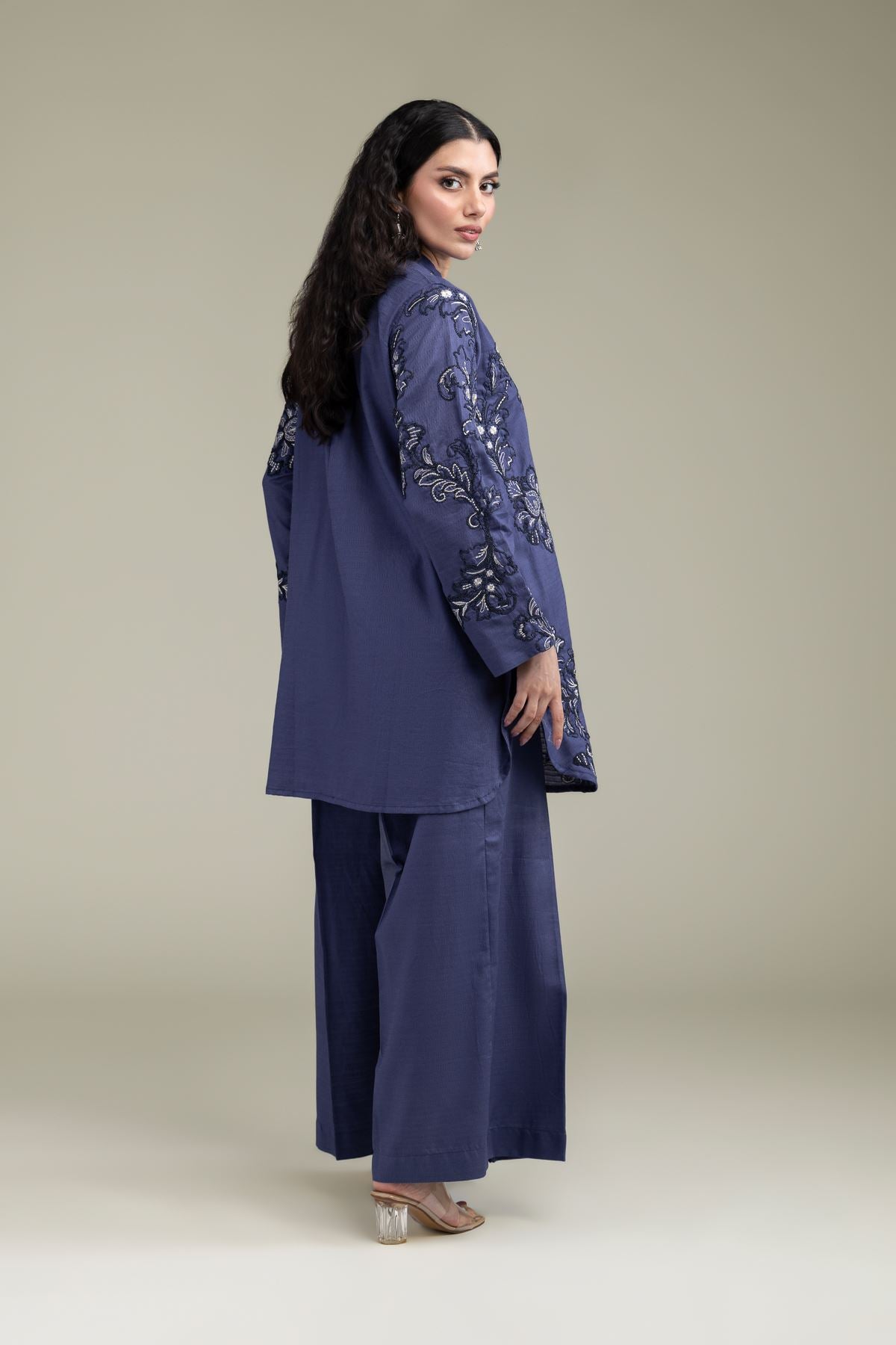 Short Floral Kurta