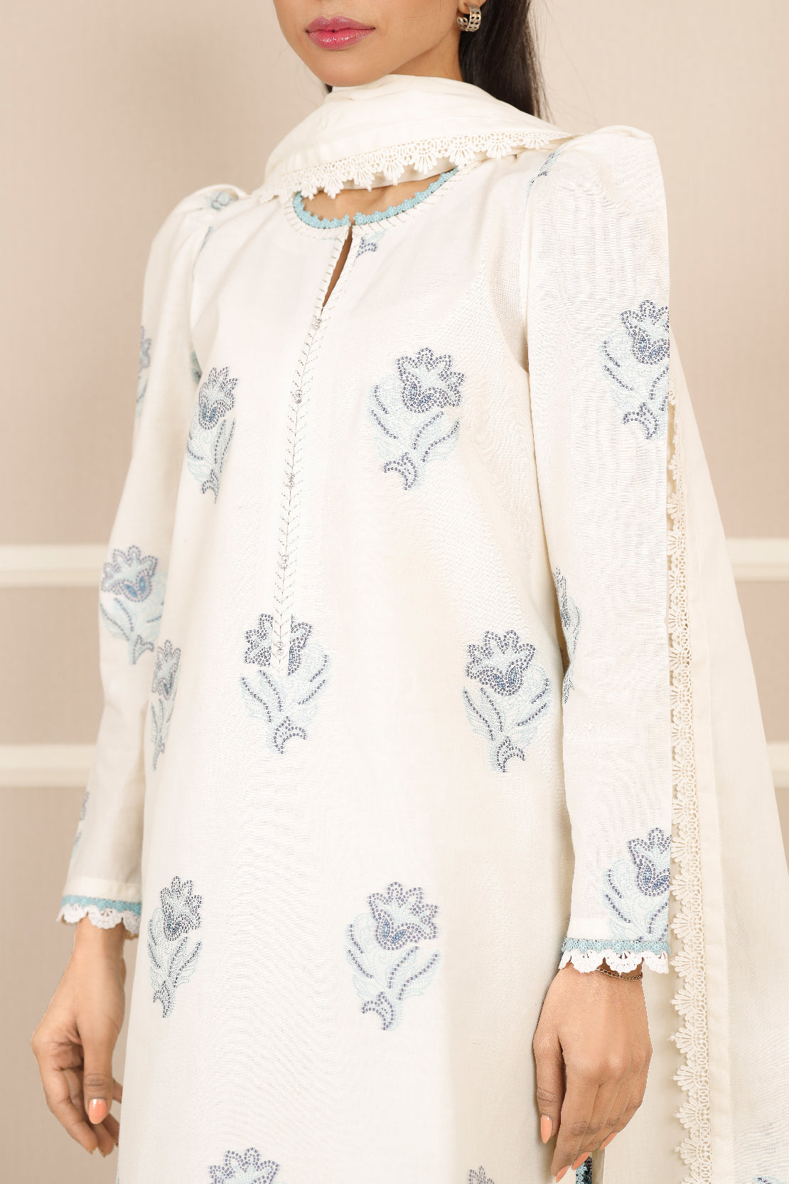 Unstitched Jacquard Cotton 3 Piece113038