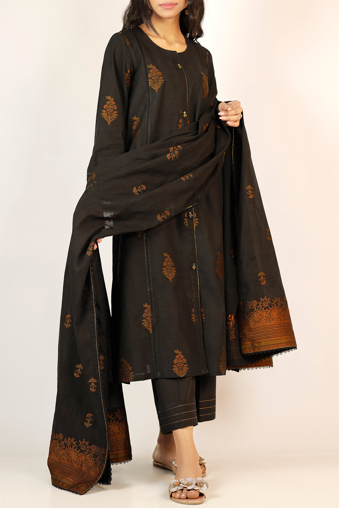 Unstitched Jacquard Cotton 3 Piece91467