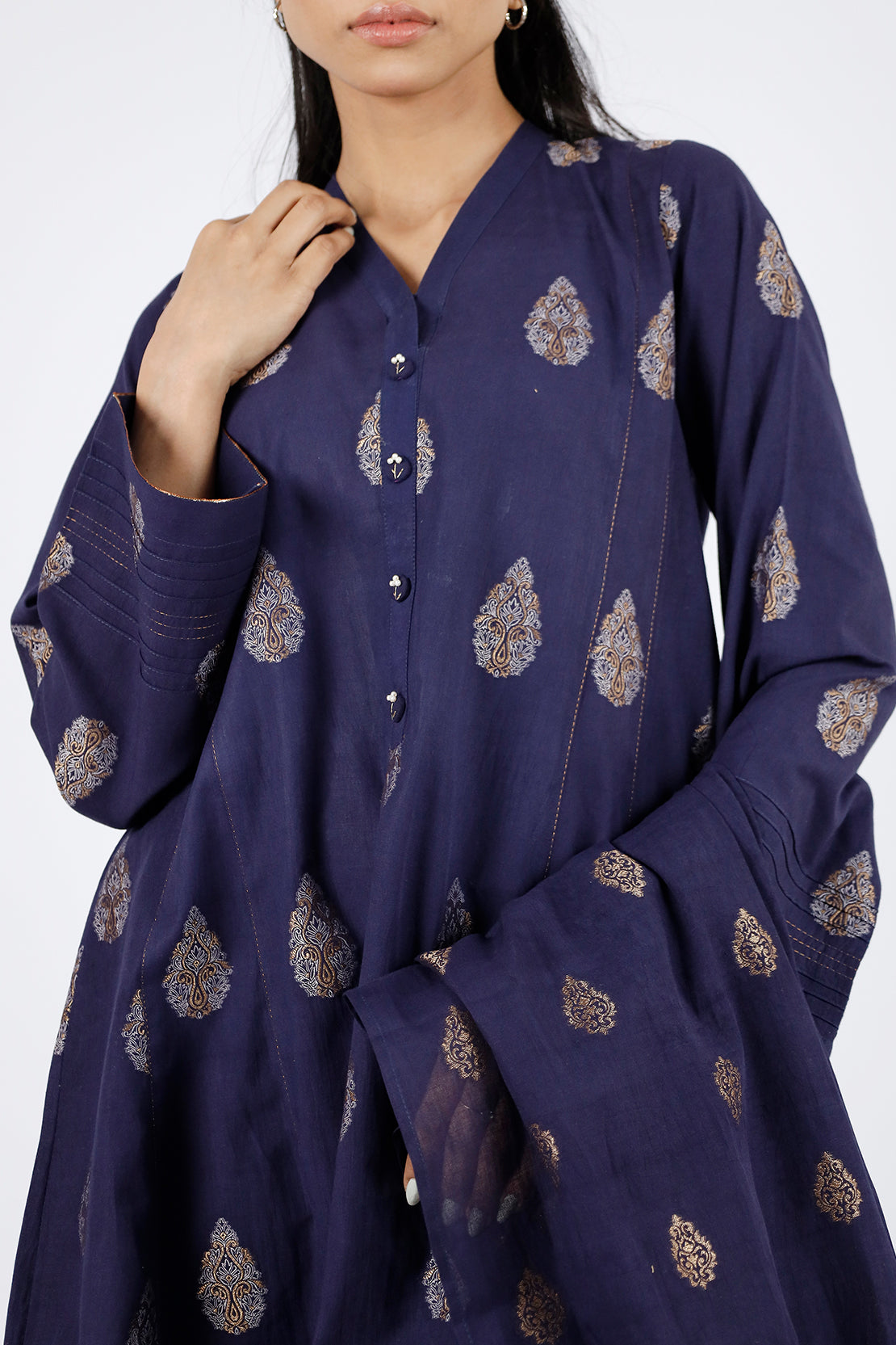 Unstitched Jacquard Cotton 3 Piece80288
