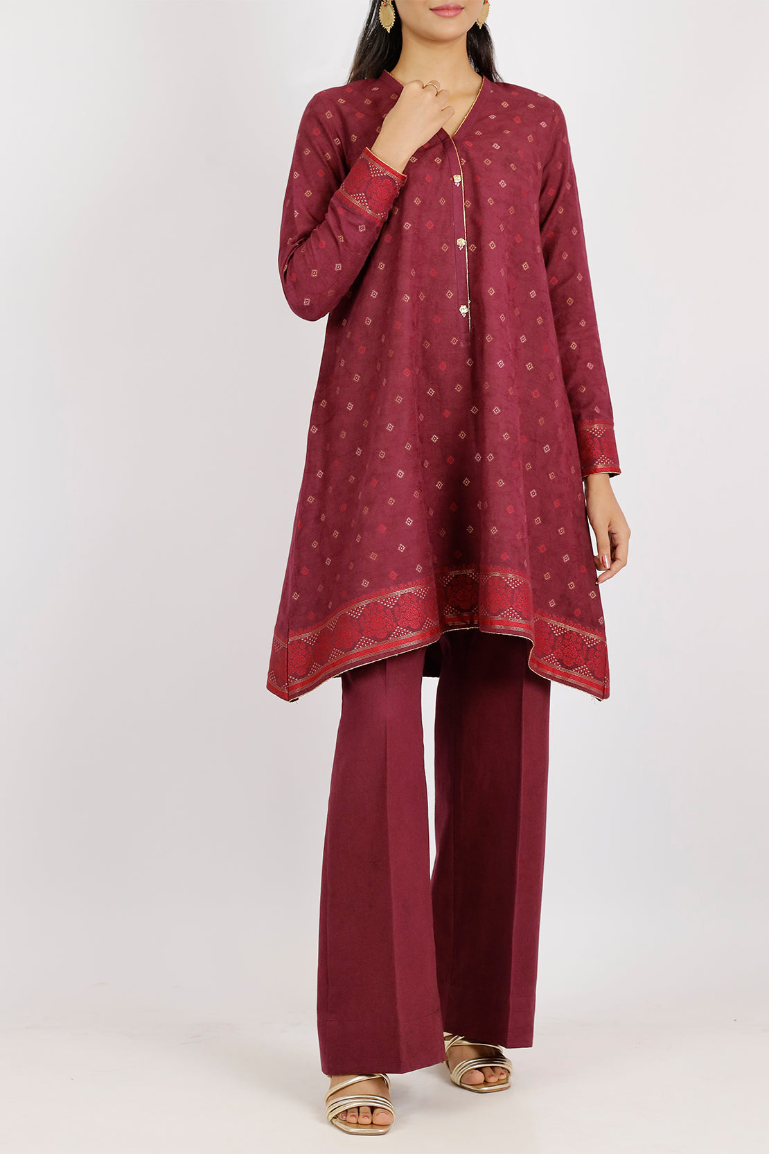 Unstitched Jacquard Cotton 3 Piece91644