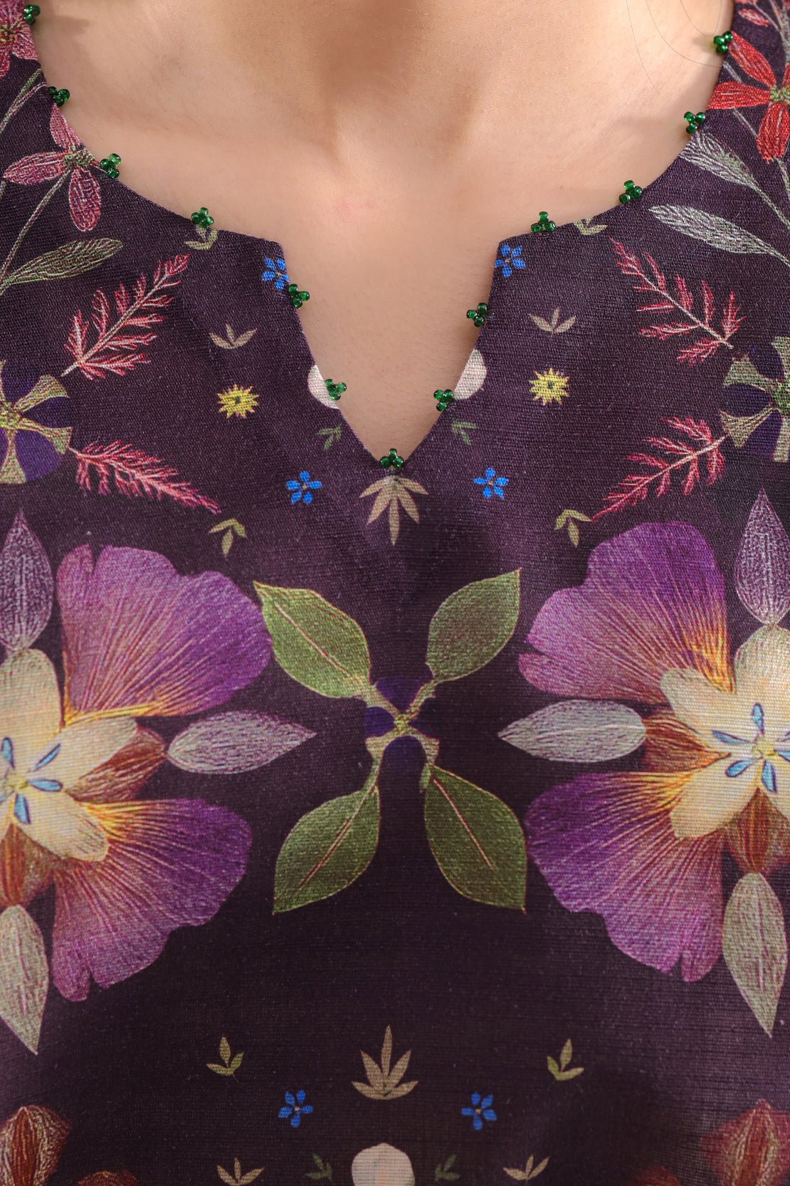 Unstitched Printed Warm Khaddar 2 Piece (Shirt/Trouser)122299