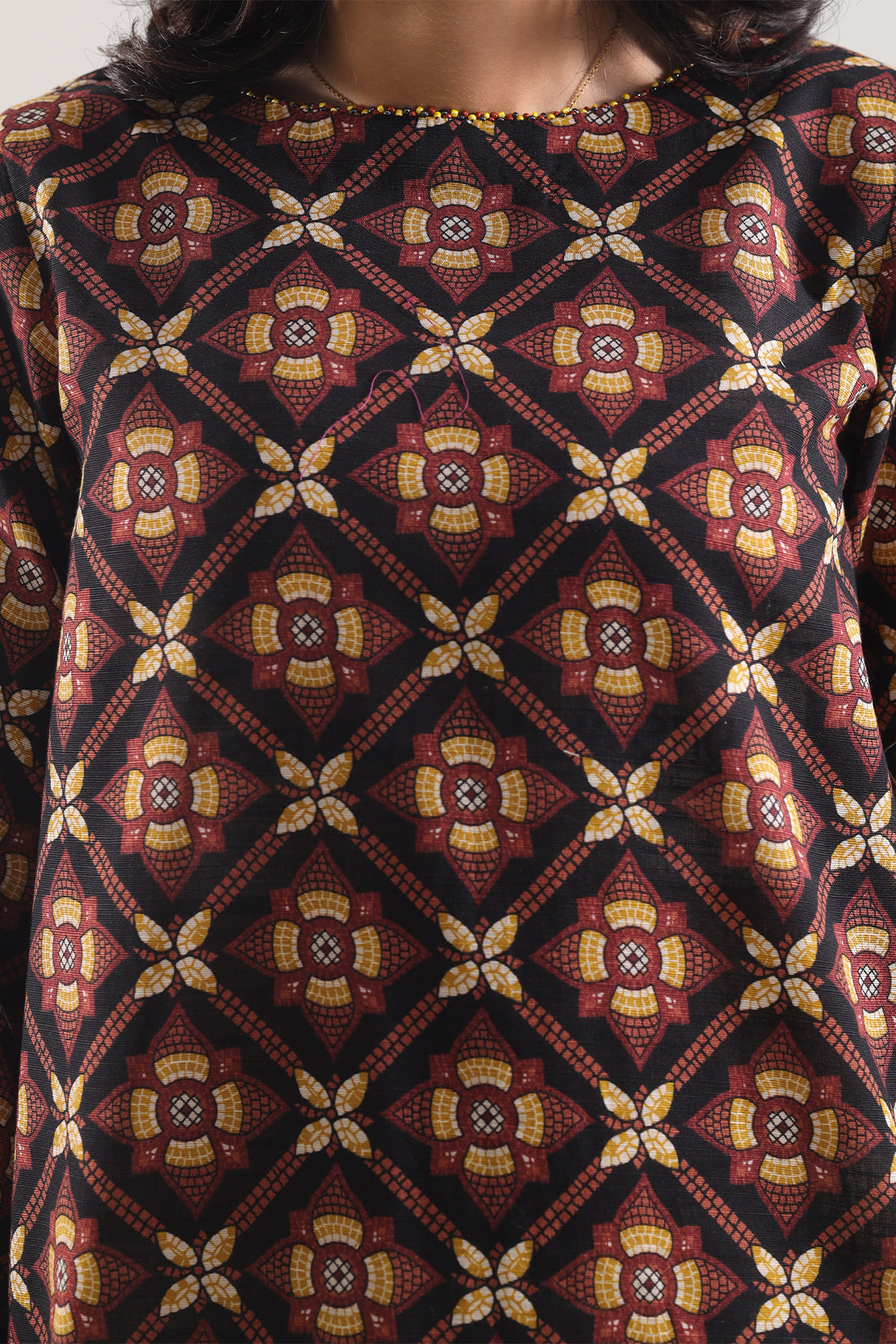 Unstitched Printed Cotton Khaddar 3 Piece114101