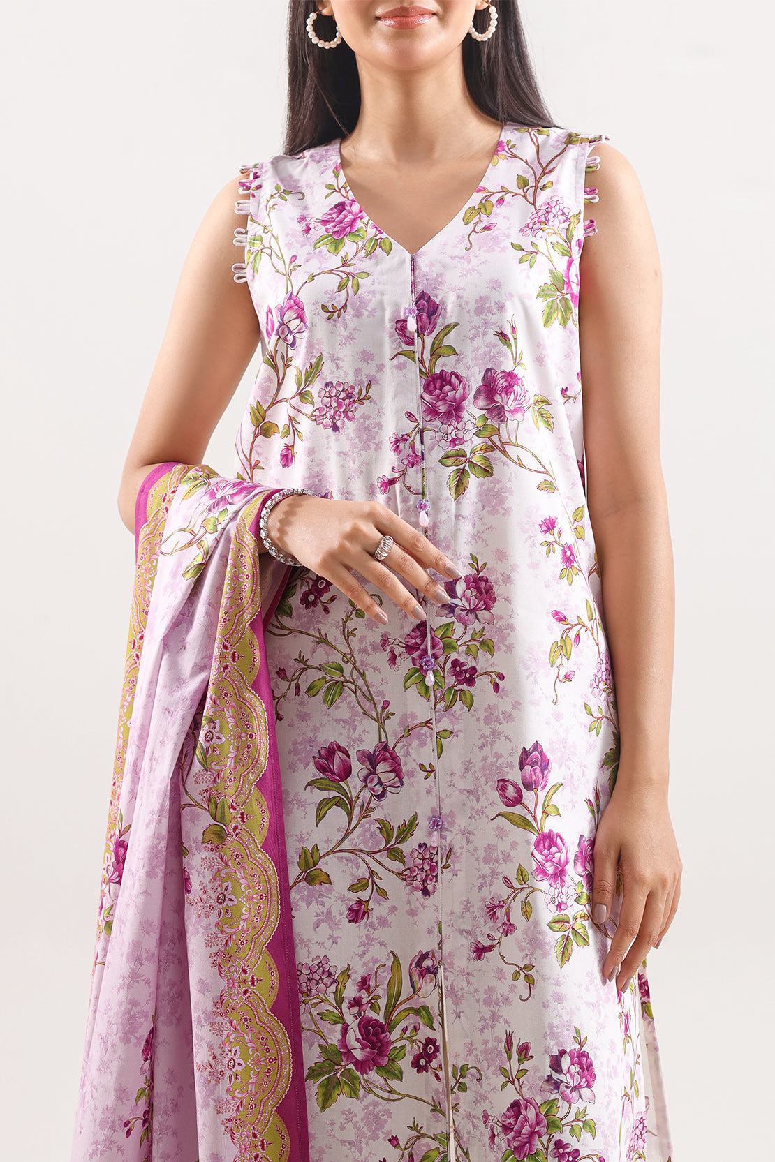 Unstitched Printed Warm Cotton 3 Piece128497