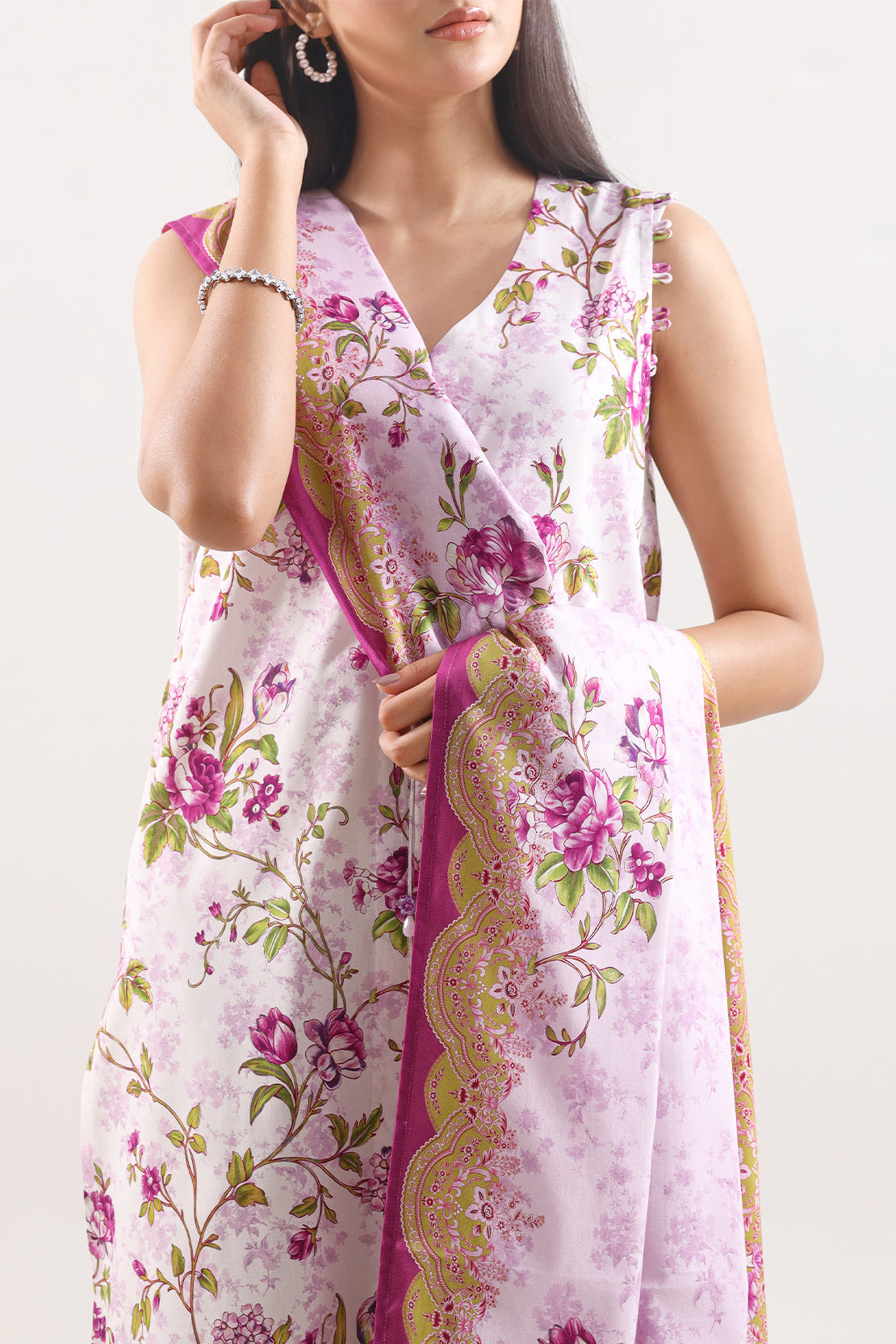 Unstitched Printed Warm Cotton 3 Piece128497