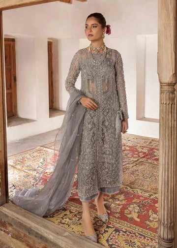 Chandi Style — Mairaz Silver Grey Three-Piece Suit