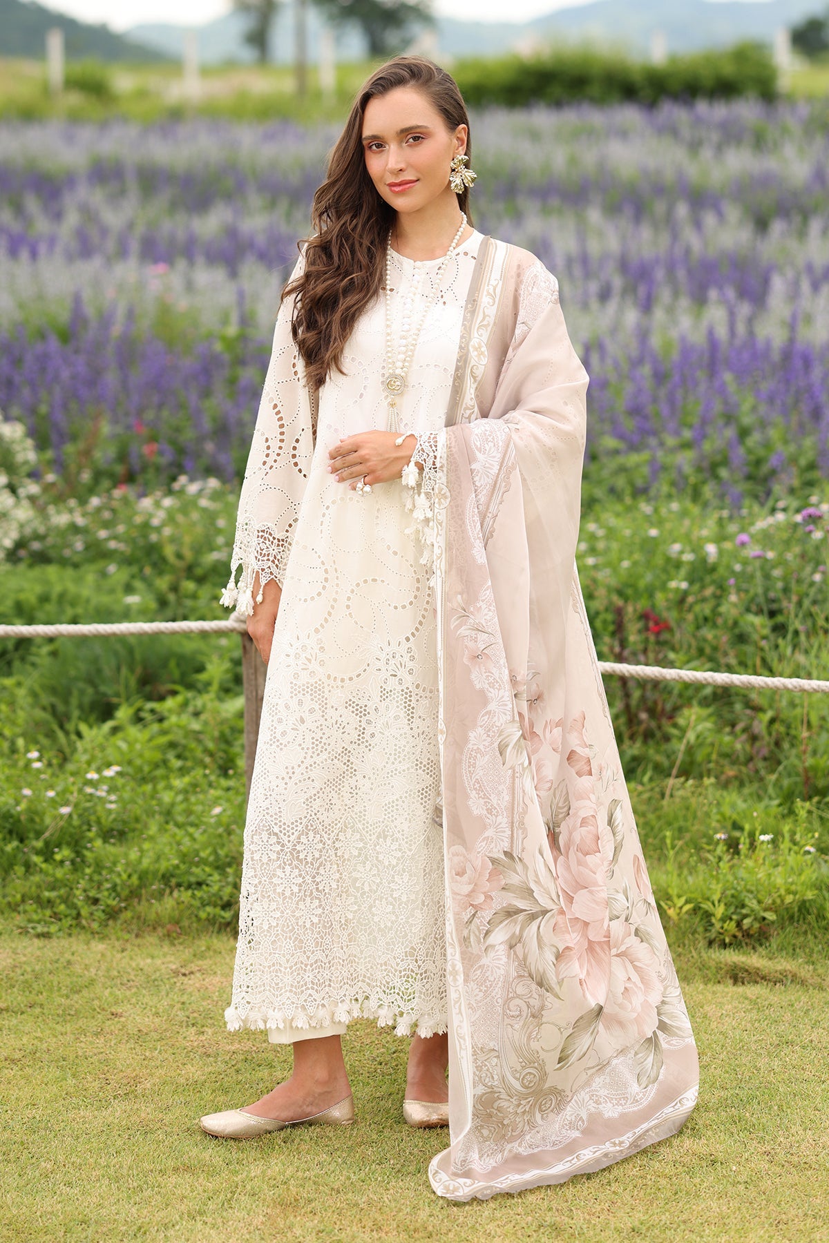EMBROIDERED LAWN UF- 4228
