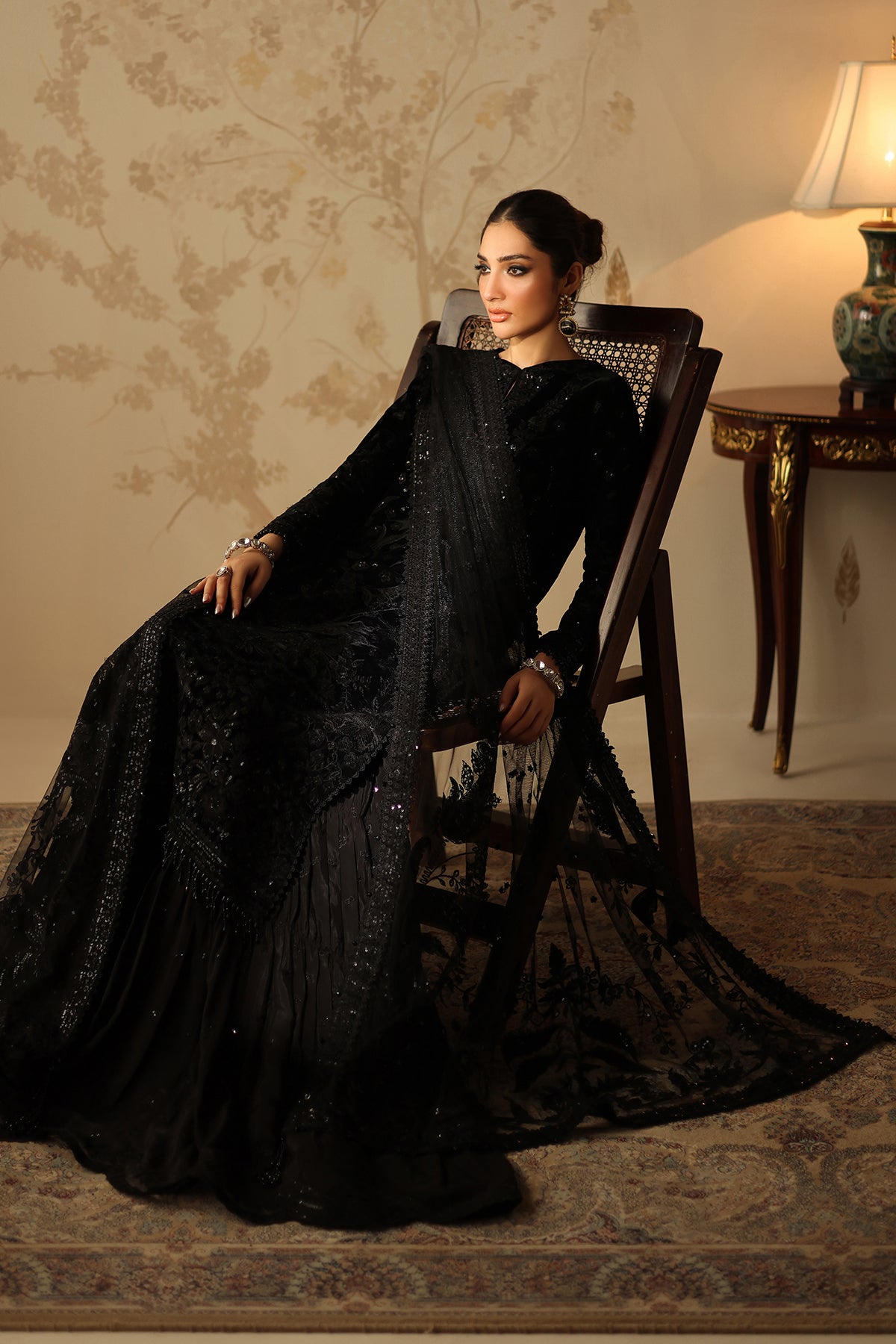 EMBROIDERED VELVET SF-4320