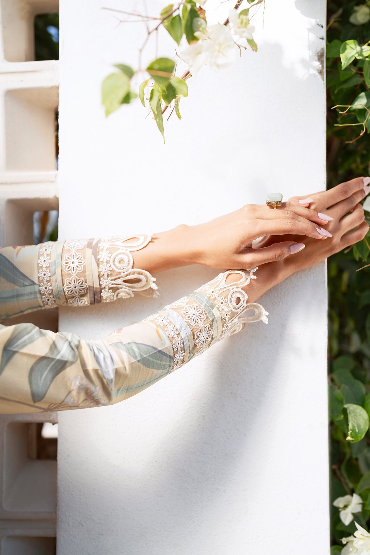 EMBROIDERED PRINTED LAWN SF-4066