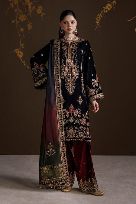 EMBROIDERED VELVET UF-4547