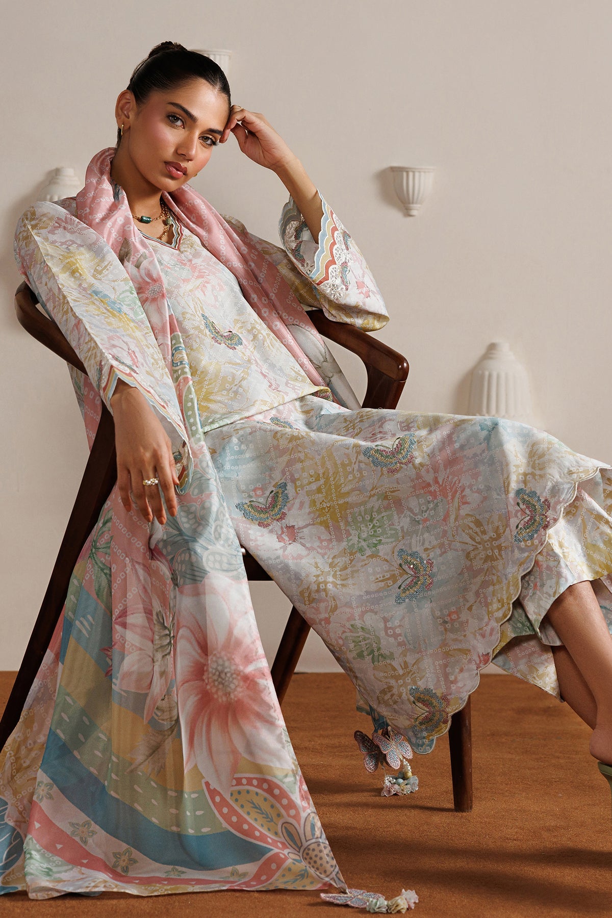 EMBROIDERED LAWN UF-4526