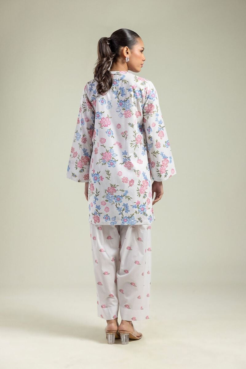 Keyhole Floral Kurta