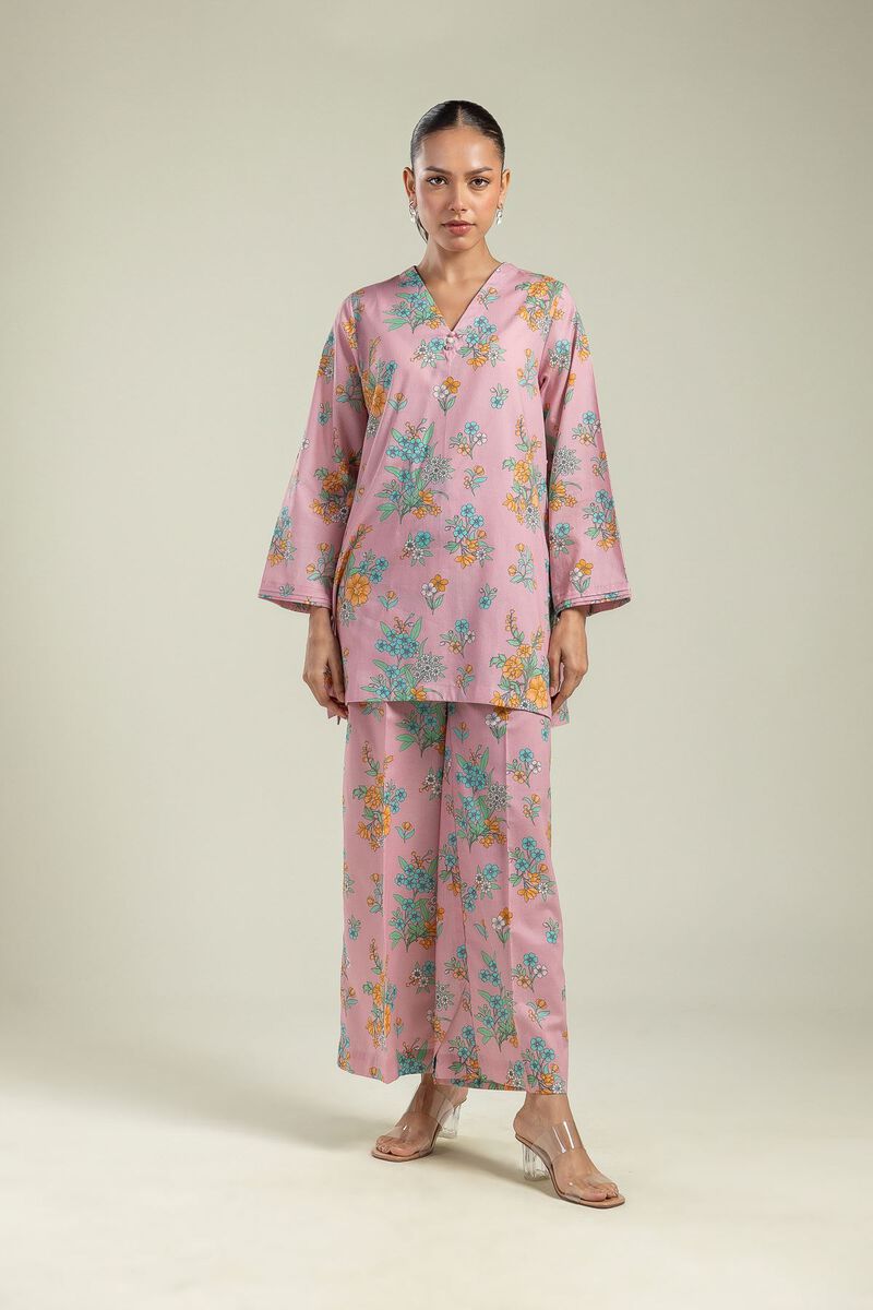 Floral Pink Pants