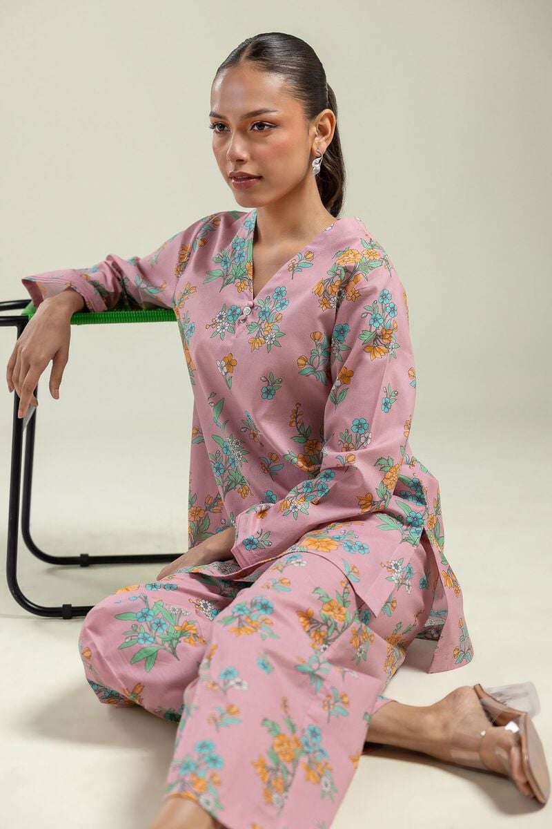 Floral Pink Pants
