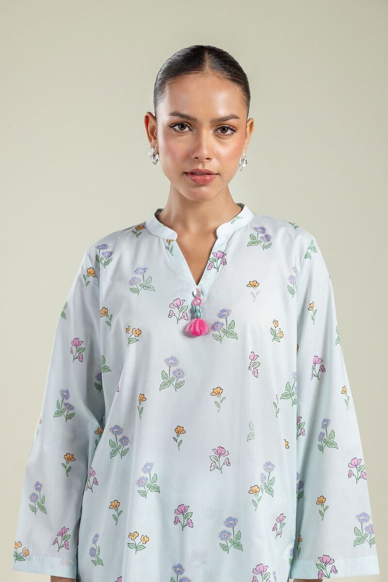 Floral Cambric Kurta