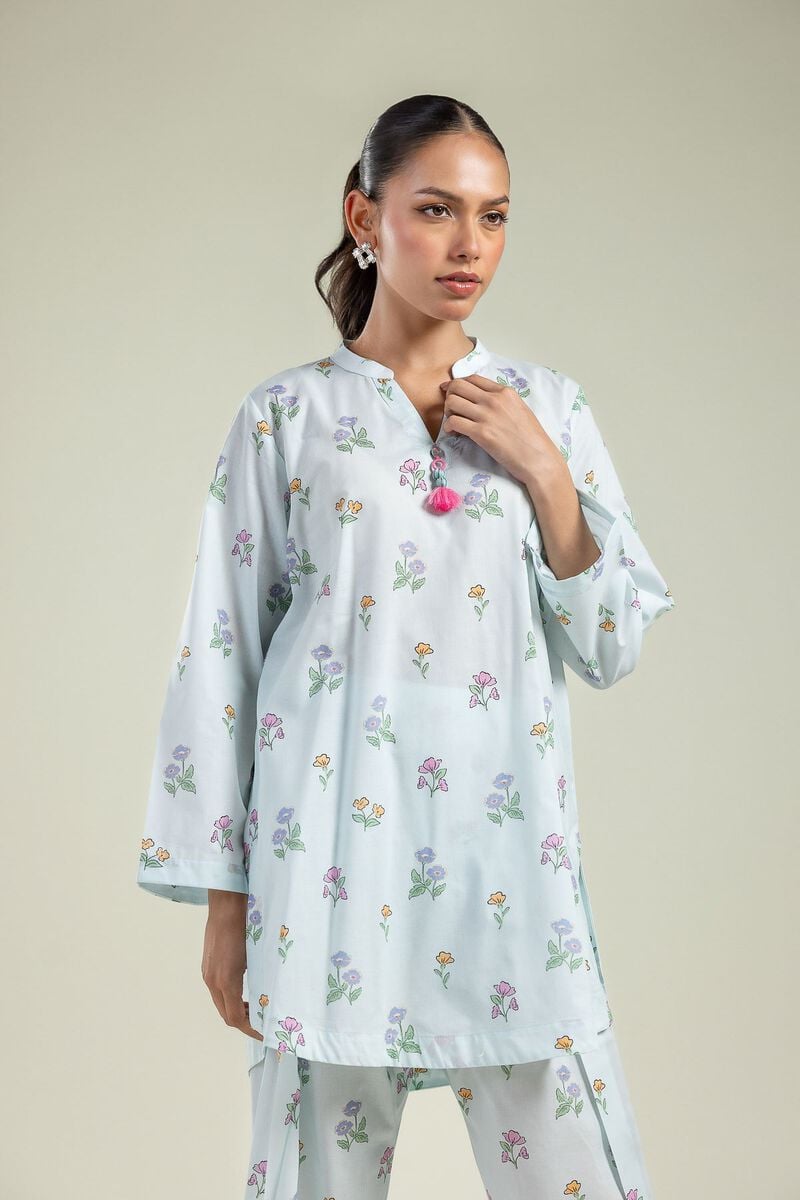 Floral Cambric Kurta