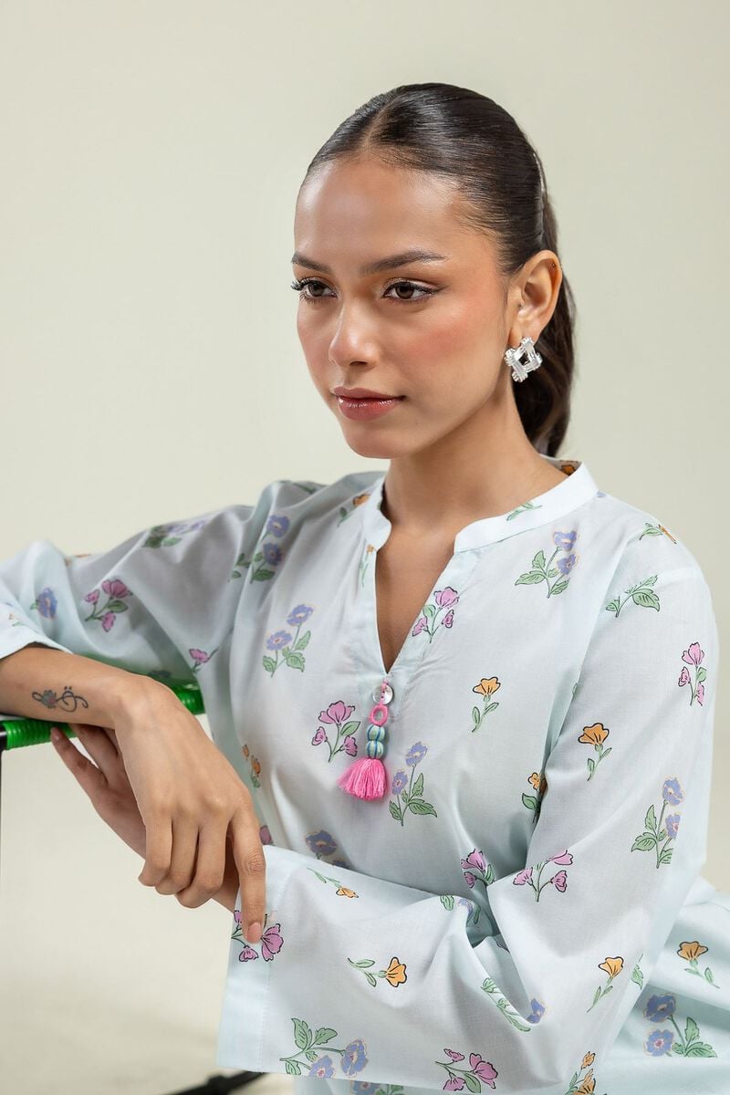 Floral Cambric Kurta