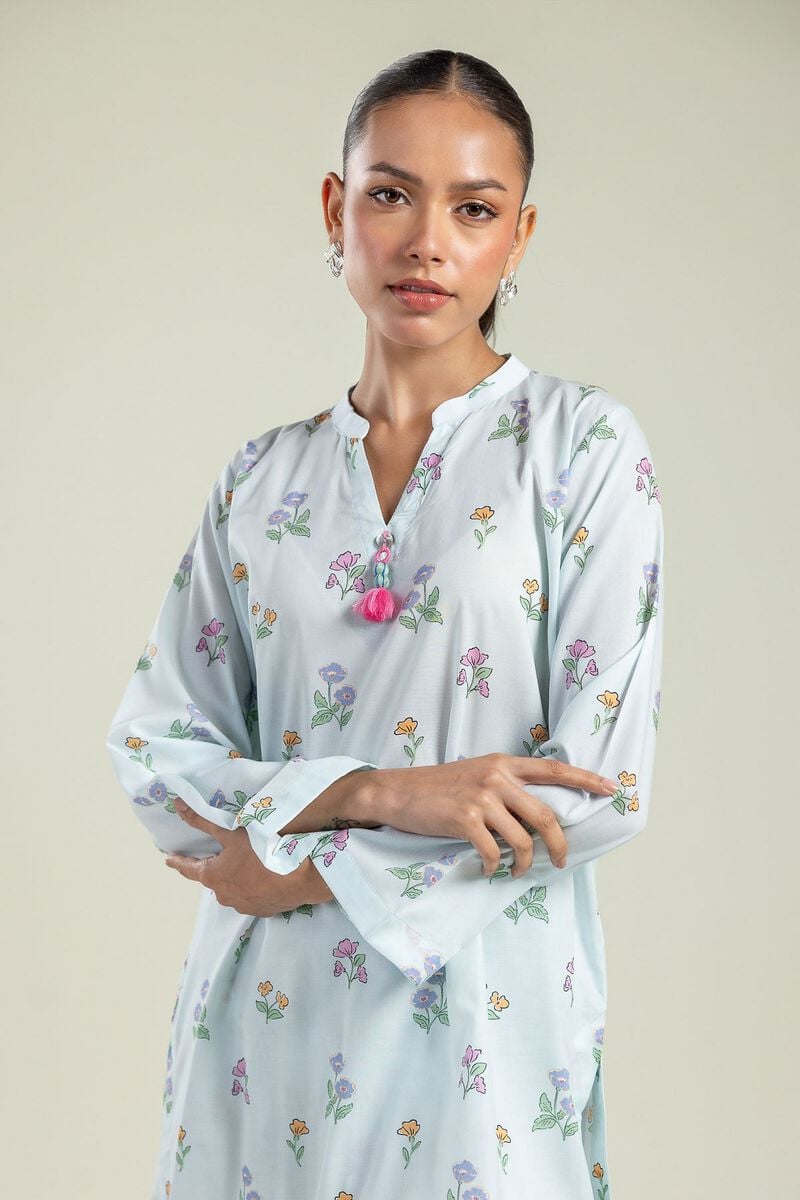 Floral Cambric Kurta