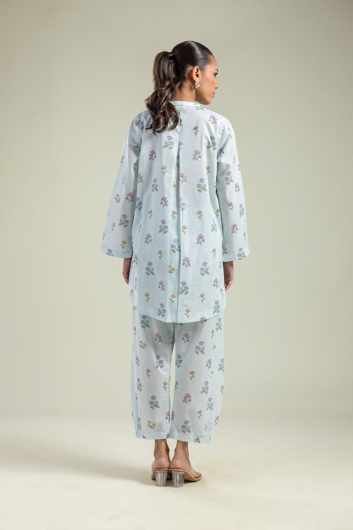Floral Cambric Kurta