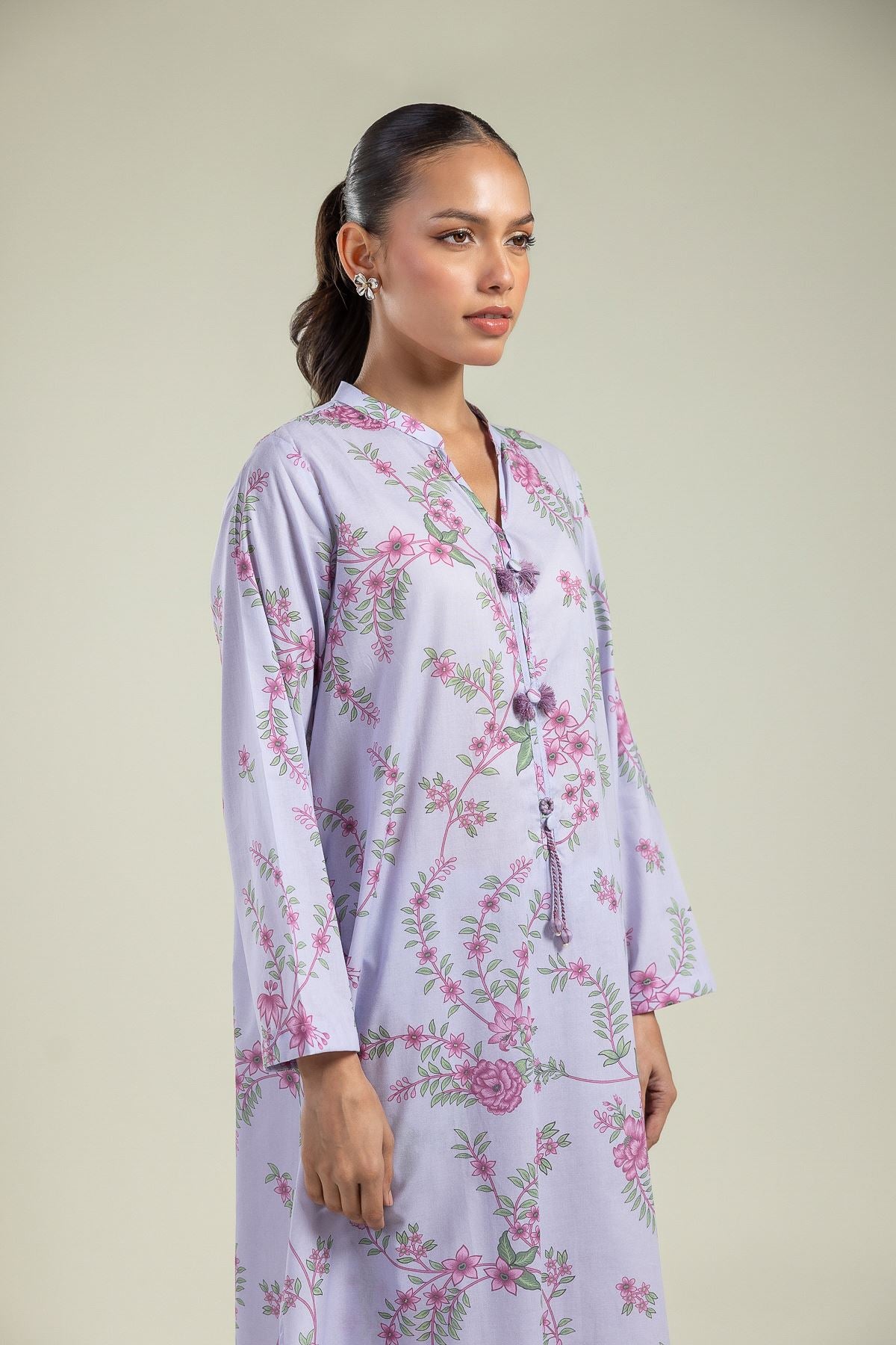Floral Longline Kurta