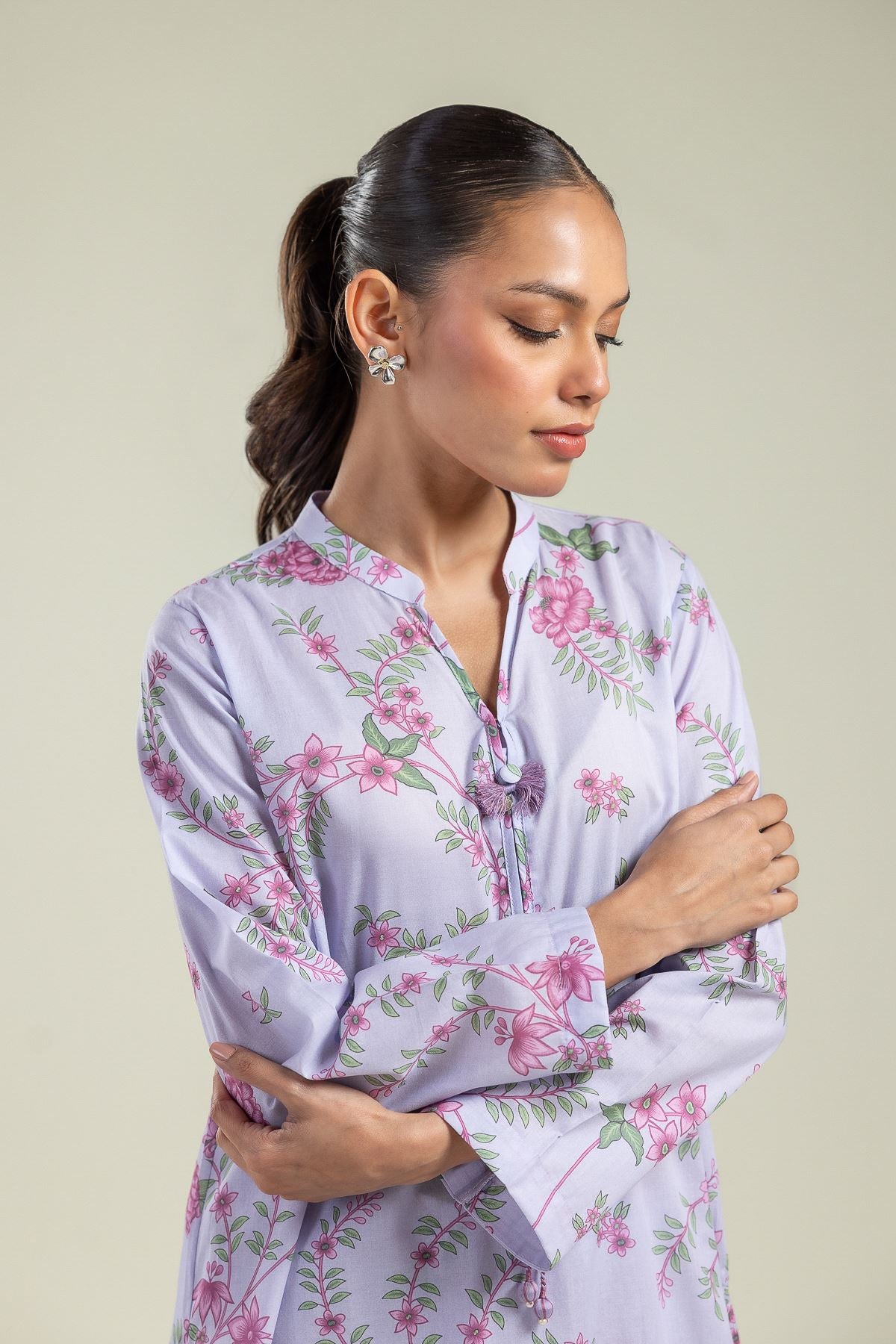 Floral Longline Kurta