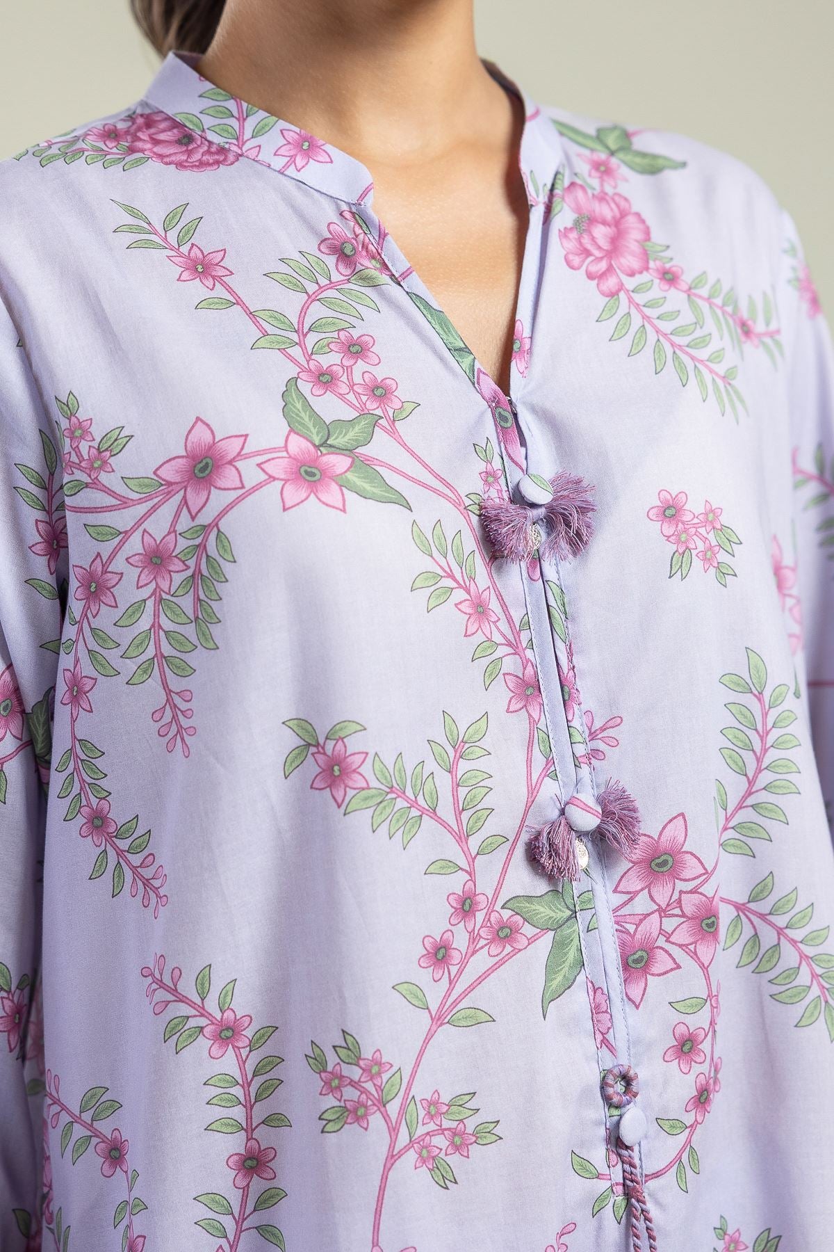 Floral Longline Kurta