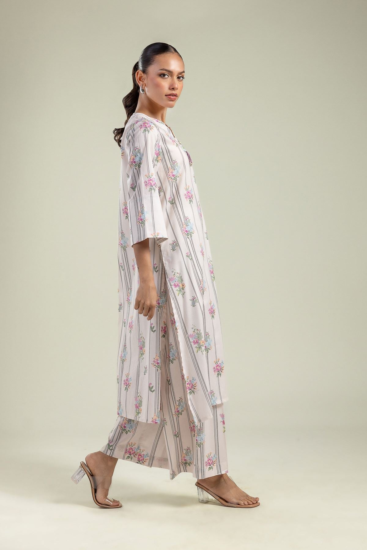 Floral Cambric Pants