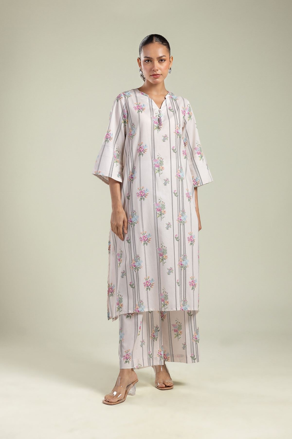 Floral Cambric Pants
