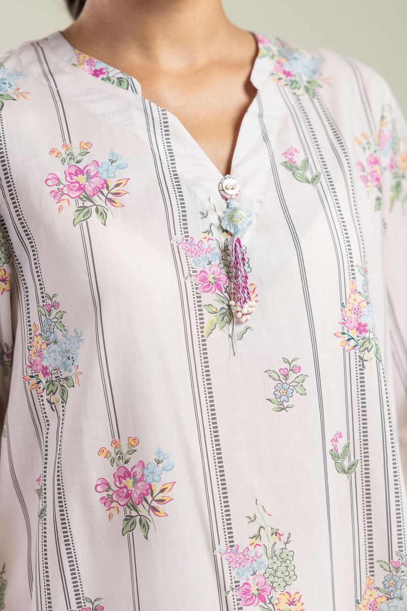 Floral Tassel Kurta