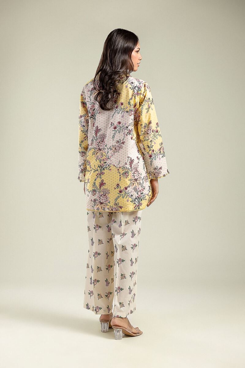 Short Floral Kurta