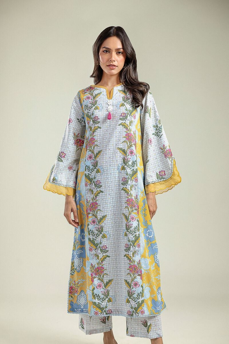 Floral Cambric Kurta