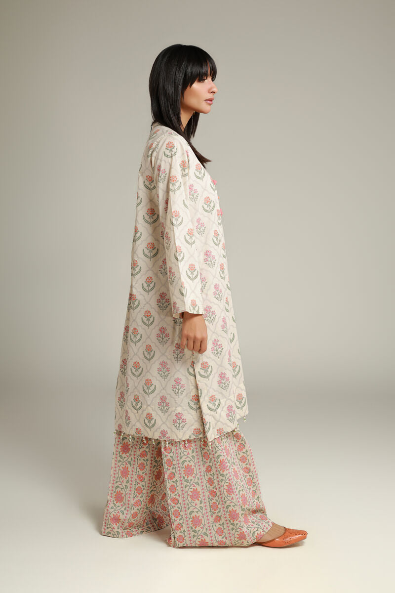 Wide Floral Pants