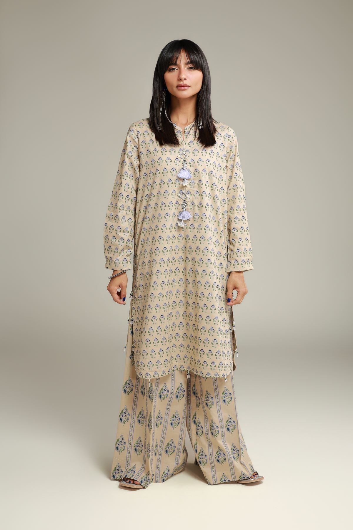 Floral Longline Kurta