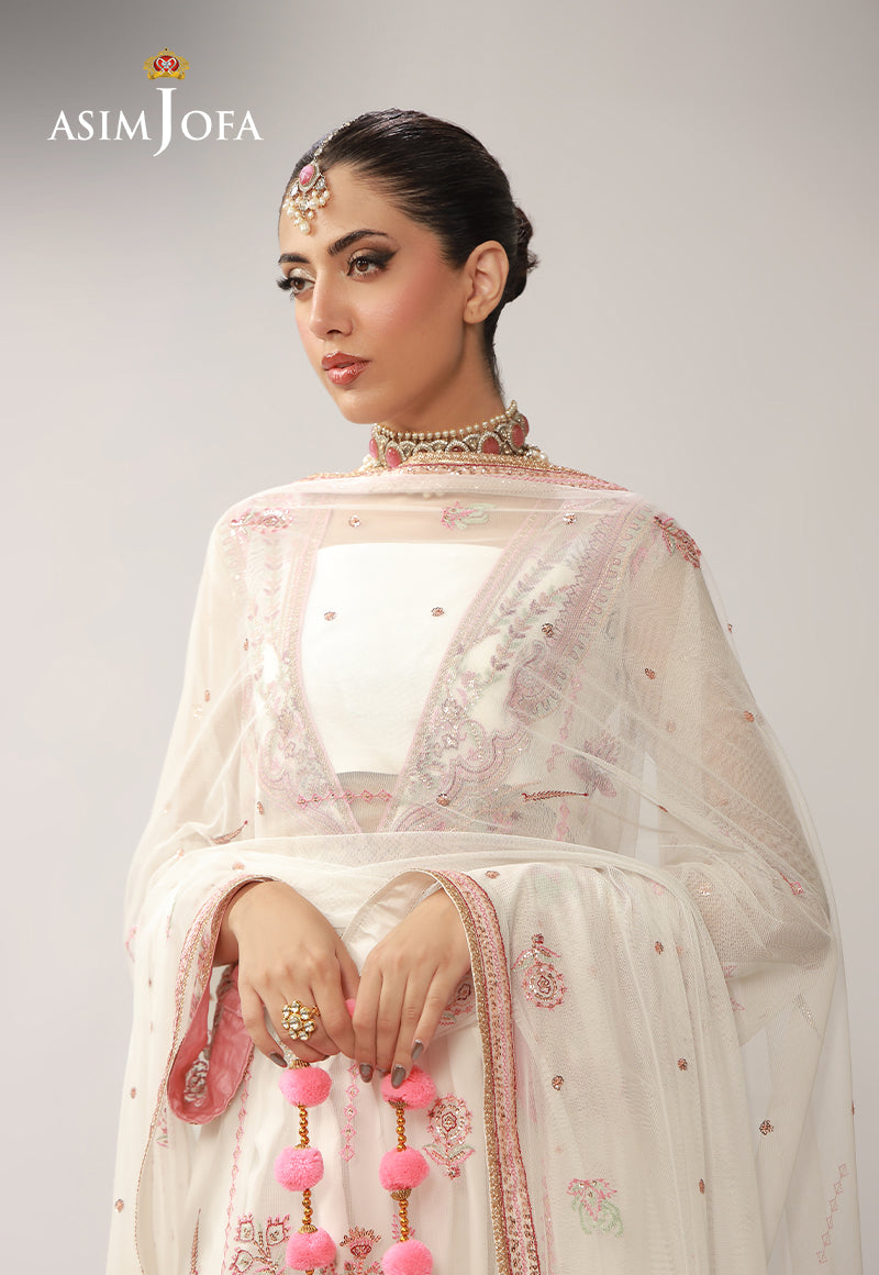 AJULOD-08 Embroidered Silk Stitched 3 Pcs