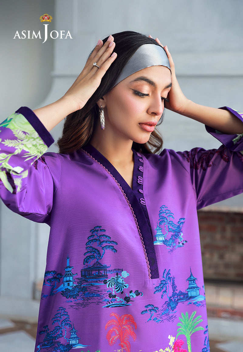 Ajso-118 Unstitched Shirt 1 Pc Shirt