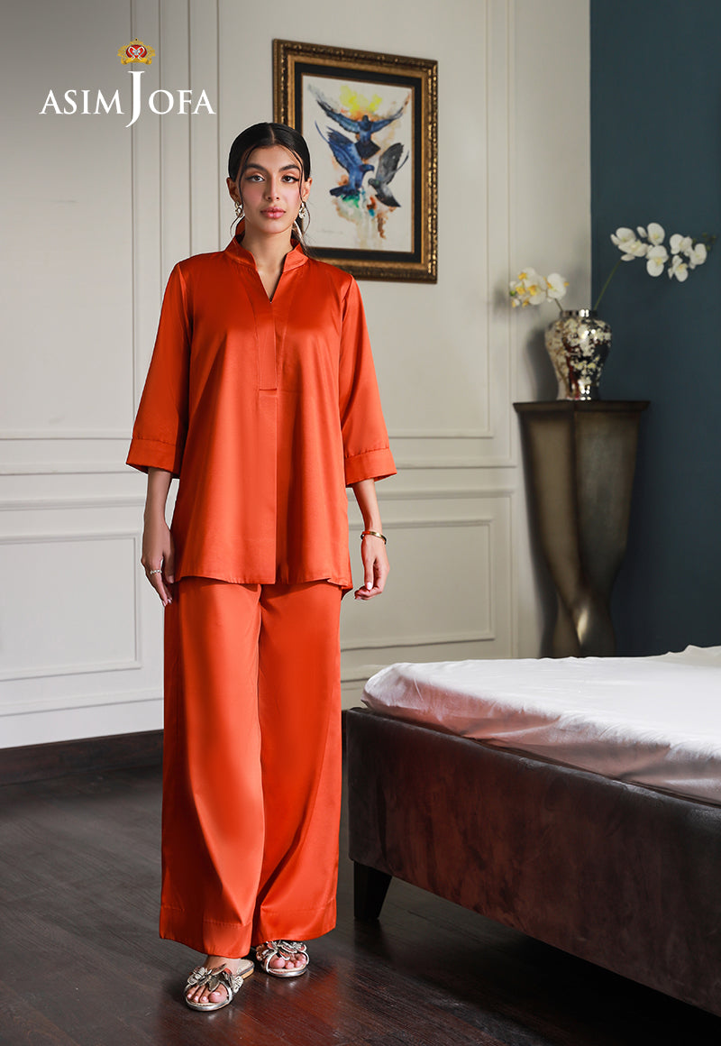 AJEMD-20 EMBROIDERED ORGANZA STITCHED 2 PCS