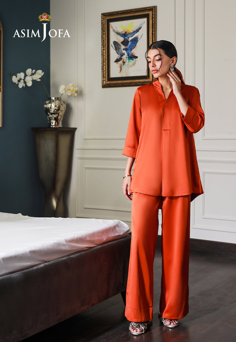 AJEMD-20 EMBROIDERED ORGANZA STITCHED 2 PCS