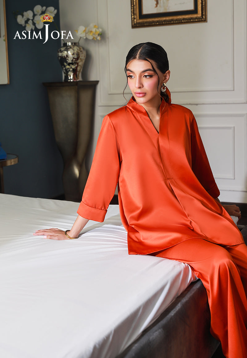 AJEMD-20 EMBROIDERED ORGANZA STITCHED 2 PCS