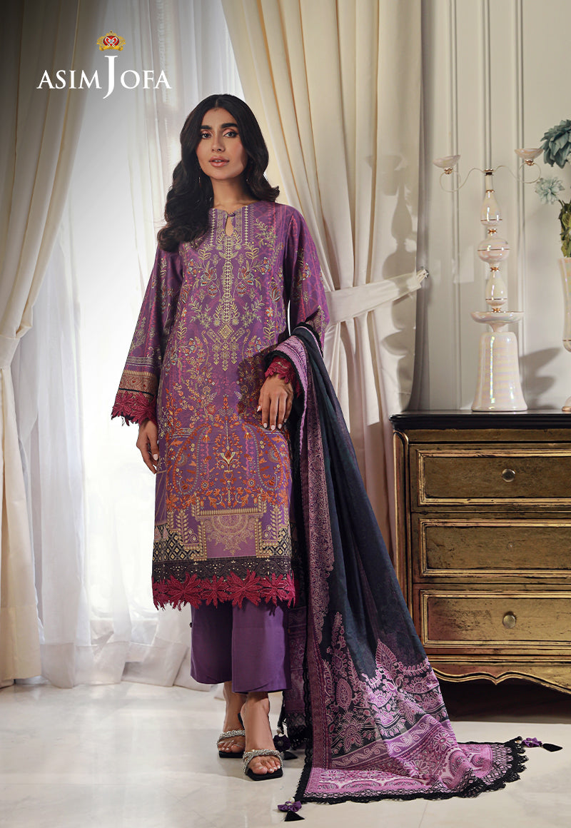 Ajso-20 Unstitched Dupatta 1 Pc Dupatta