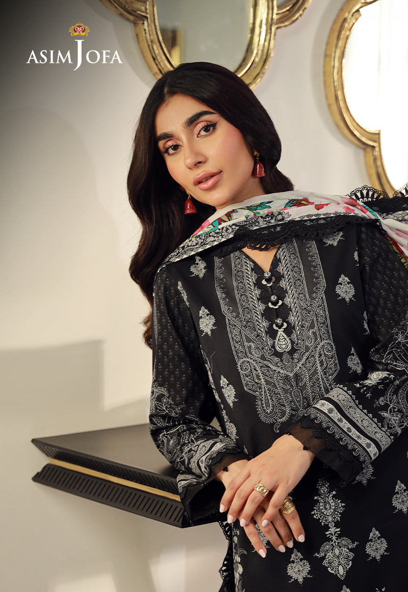 Ajso-25 Unstitched Dupatta 1 Pc Dupatta