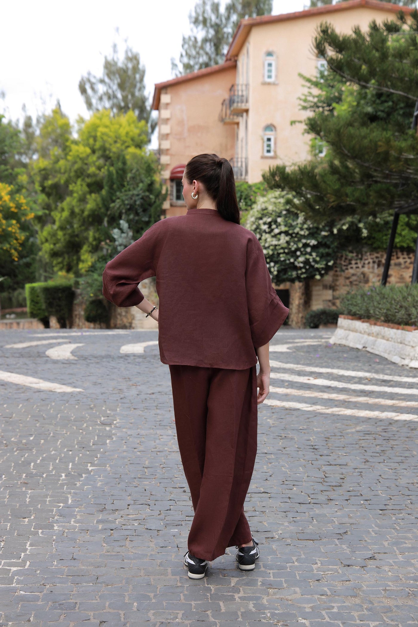 Burgundy Barrel Set