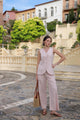 Pink Skin Waistcoat Set