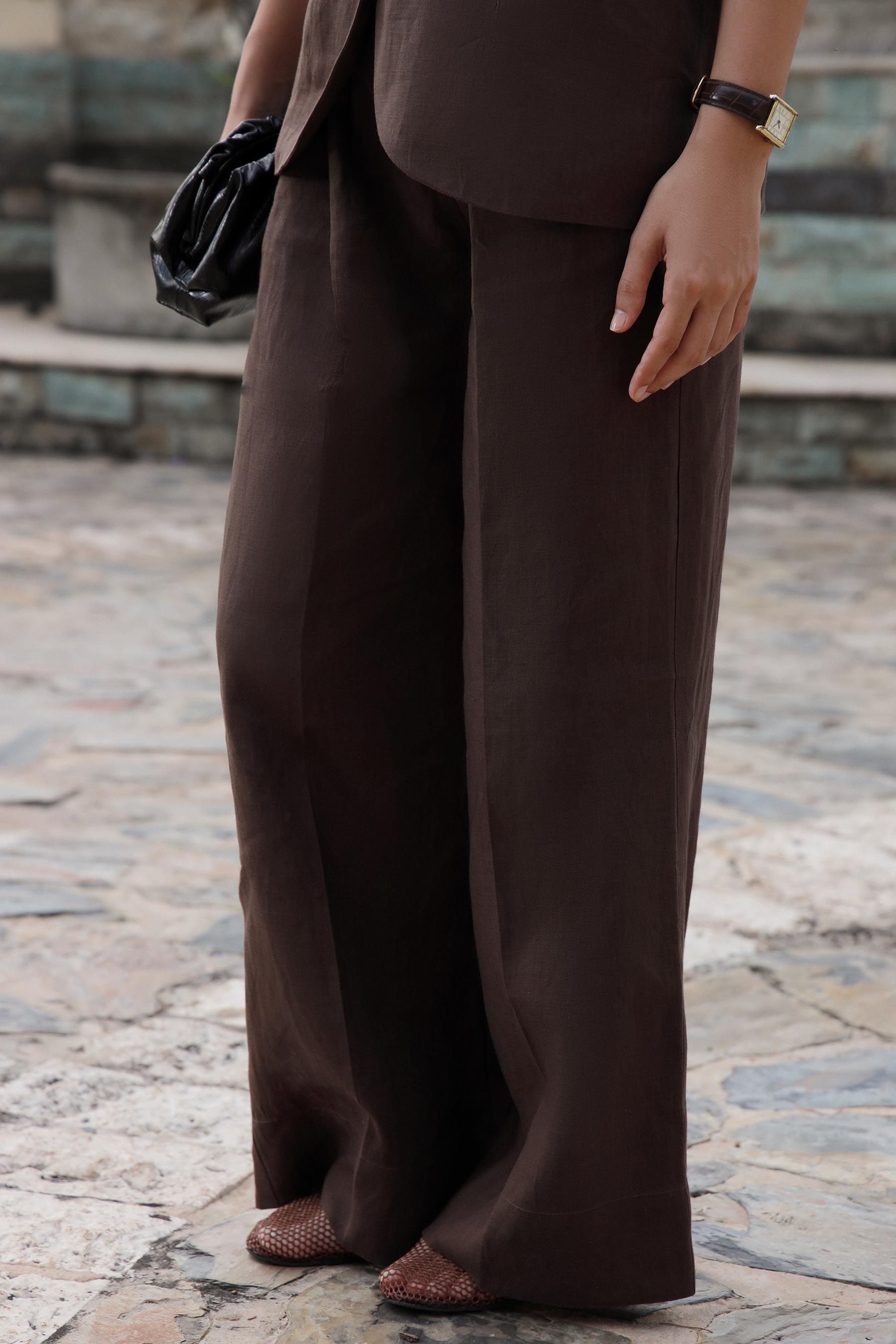 Printed Viscose Linen Shirt