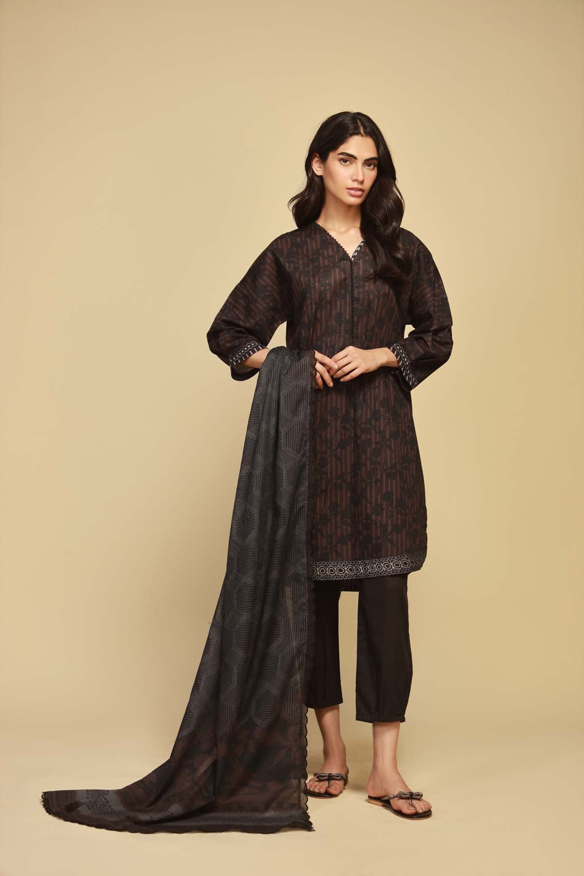 Printed Lawn 3 Piece