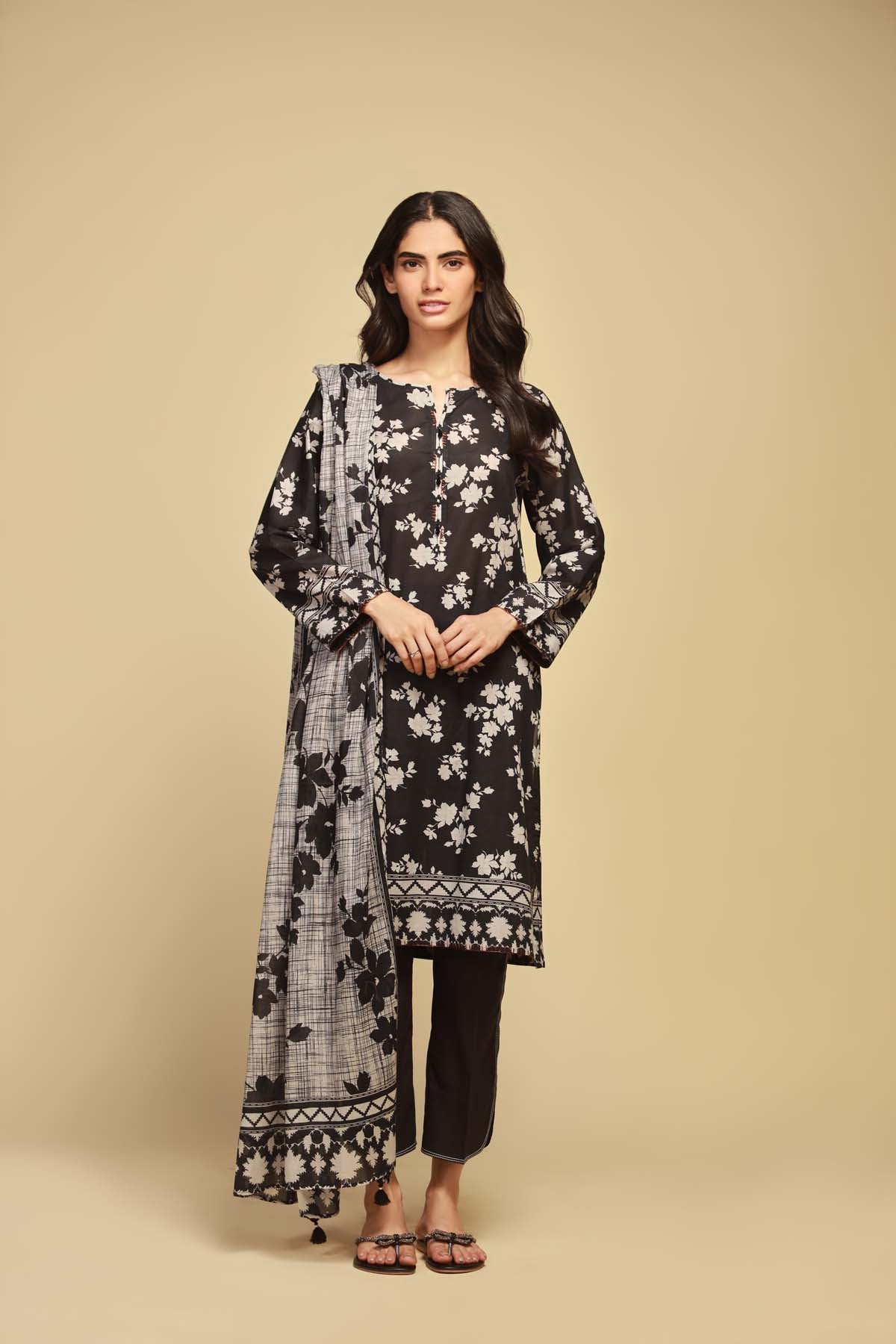 Printed Lawn 3 Piece