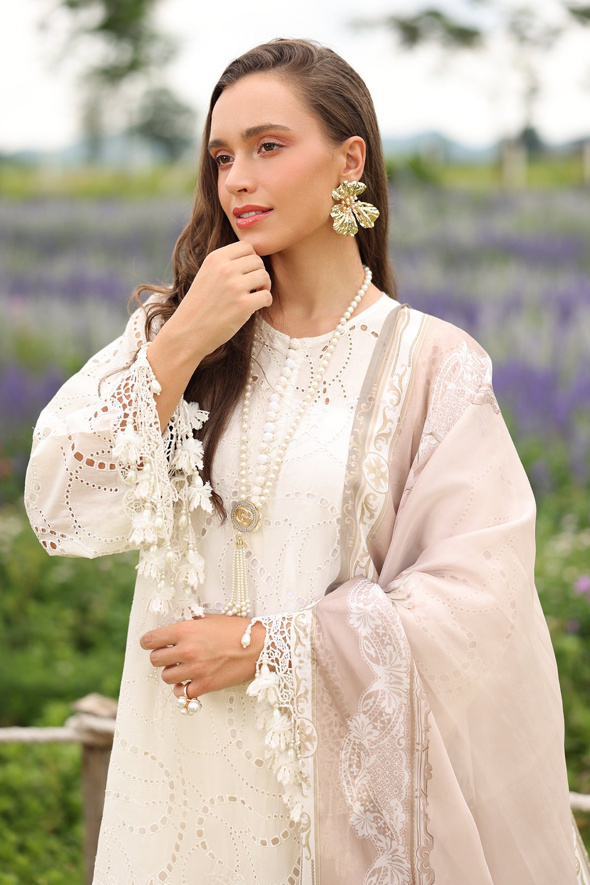 EMBROIDERED LAWN UF- 4228