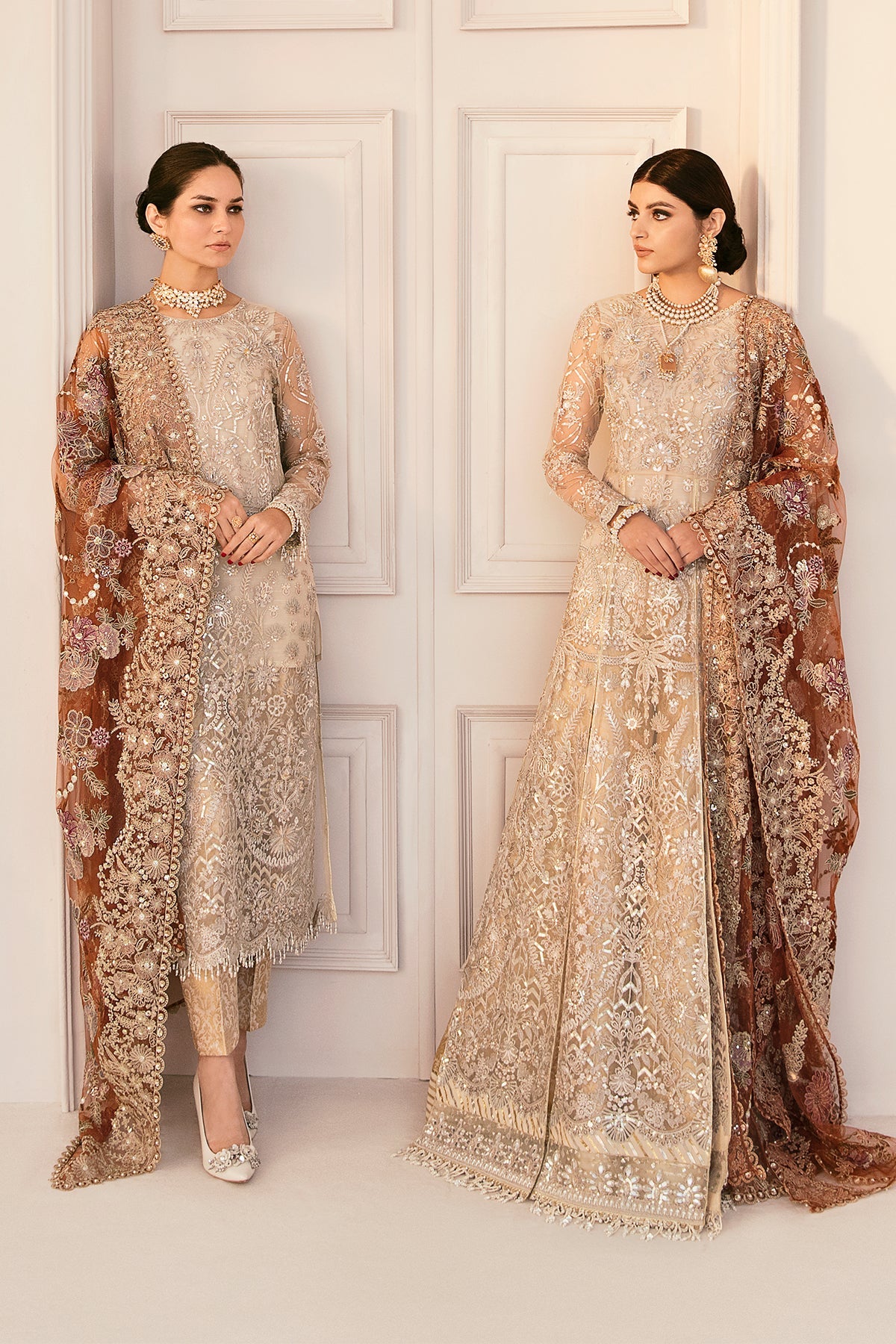 EMBROIDERED NET CH11-03 STITCHED