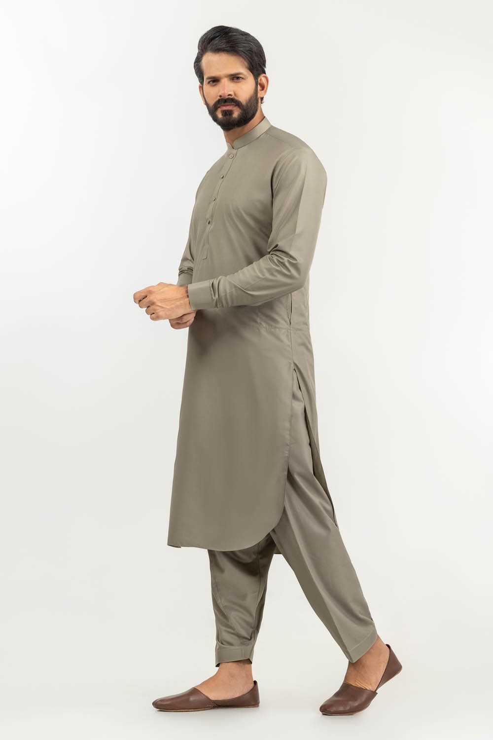 Gul Makhmal Unstitched Fabric Blended-Lf